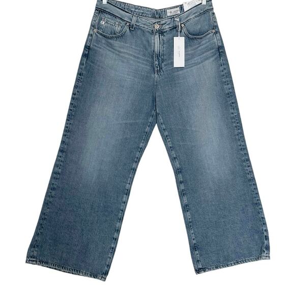 NWT AG Saige Wide Leg Crop High Rise Fit Womens Size 32 - Picture 7 of 16